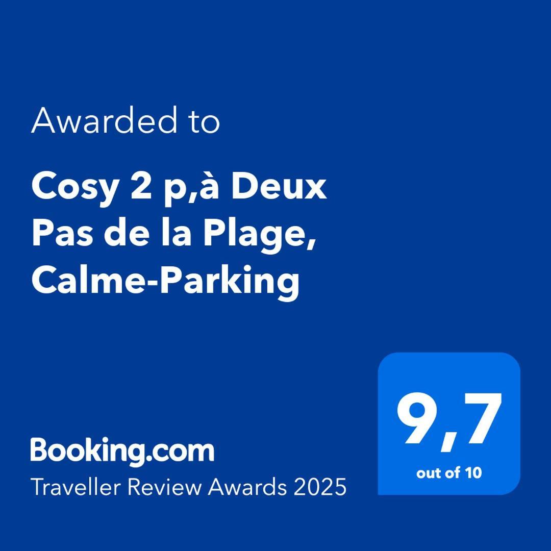 Cosy 2 P,A Deux Pas De La Plage, Calme-Parking Nizza Exterior foto